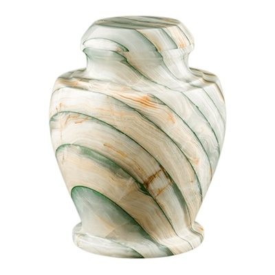 Carpel Green Onyx Marble Cremation Urn